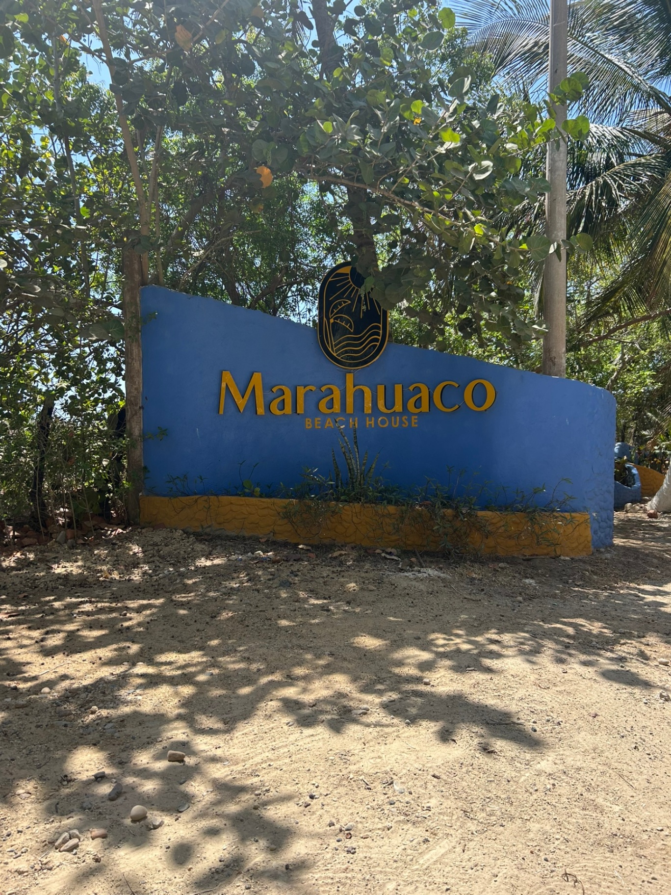 Entrada principal de Marahuaco Beach House